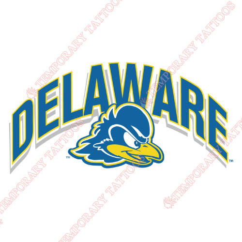 Delaware Blue Hens Customize Temporary Tattoos Stickers NO.4227